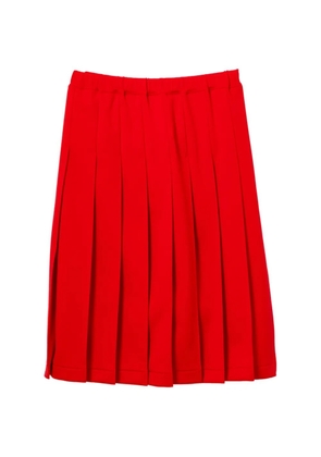 Comme Des Garçons Girl pleated midi skirt - White