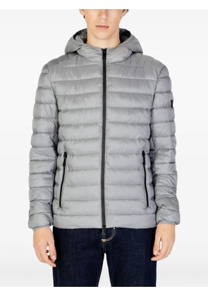 GIANNI LUPO quilted hooded jacket - Grey