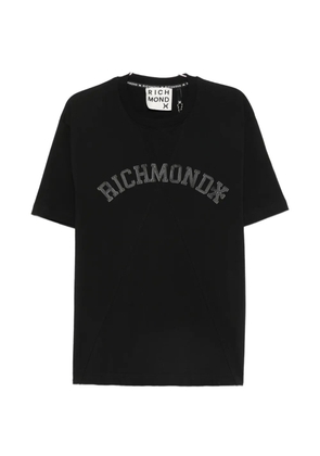 John Richmond logo-patch T-shirt - Black