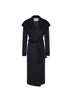 Rebecca Vallance Bower belted wool coat - Blue
