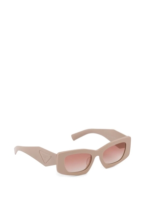 Prada Eyewear sunglasses with triangle logo - Neutrals
