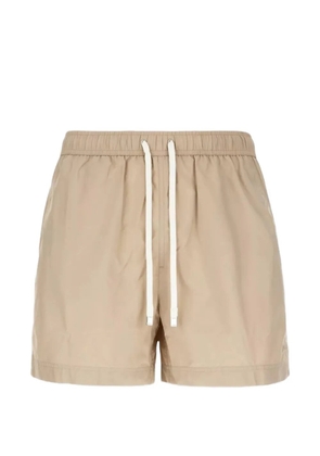 Zegna drawstring-waist swim shorts - Neutrals