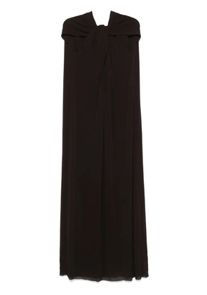 Jil Sander jersey maxi dress - Brown