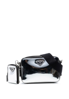 Prada Pre-Owned 2013-2026 Small Spazzolato Brique crossbody bag - Silver