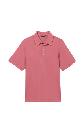 Brooks Brothers button short-sleeve polo shirt - Pink
