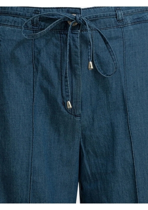 Shaft Jeans drawstring-waist wide-leg jeans - Blue