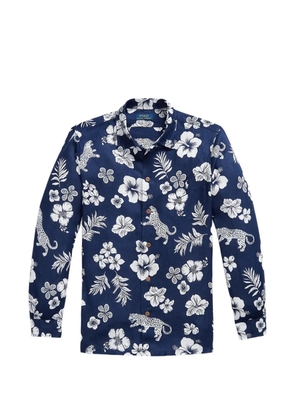Polo Ralph Lauren jaguar tropical-print shirt - Blue