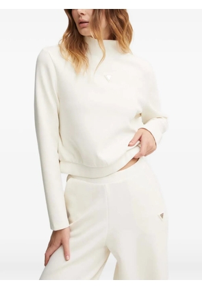 GUESS USA logo appliqué sweatshirt - White