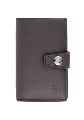 Brunello Cucinelli logo-embossed wallet - Brown