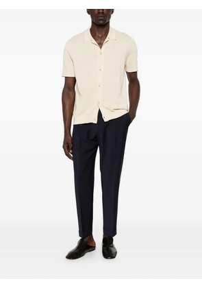 BE ABLE pleated turn-up trousers - Blue