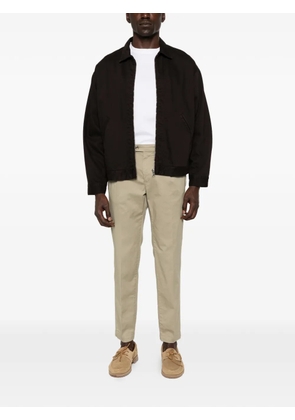 VELA SHOP belt-loop pleated trousers - Neutrals