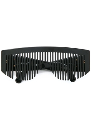 CHANEL Pre-Owned Comb Sunglasses - Black