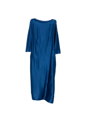 Stephan Janson boat-neck midi dress - Blue