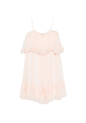 Chloé ruffled midi dress - Pink