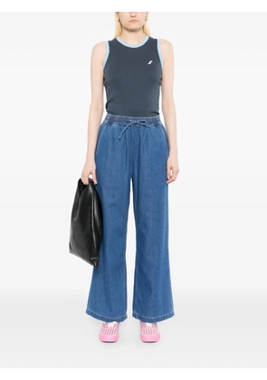 SPORT b. by agnès b. wide-leg track pants - Blue