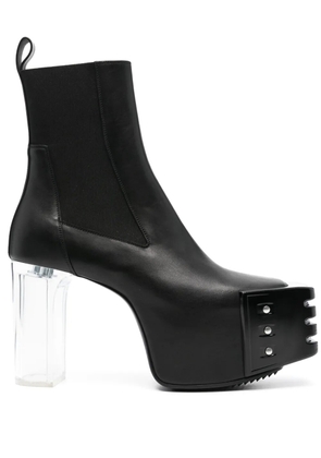 Rick Owens 120mm Grilled Kiss 45 boots - Black