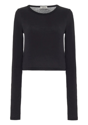 ETERNE crew-neck long-sleeved top - Black
