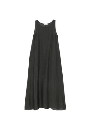 Why Ci slub-texture sleeveless maxi dress - Grey