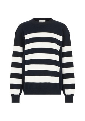Roberto Collina striped crew-neck sweater - Blue