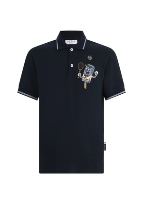 Philipp Plein Gelato Monsters polo shirt - Blue