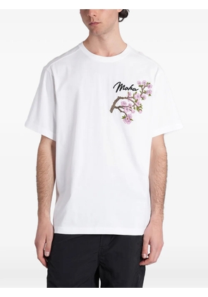 Maharishi Sakura Serenity embroidered T-shirt - White