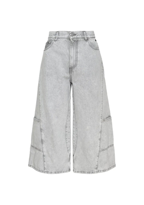 MSGM acid-wash cargo shorts - Grey