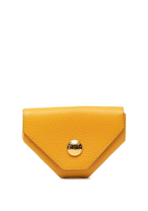 Hermès Pre-Owned 2002 Chevre Mysore Le 24 coin pouch - Yellow