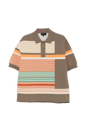 Lacoste striped short-sleeve polo shirt - Green