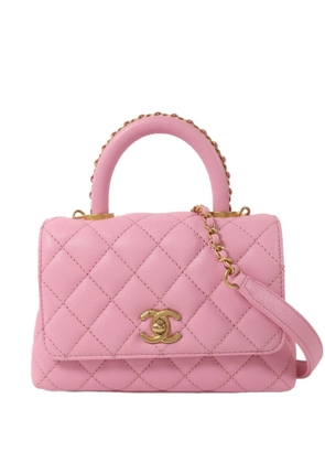 CHANEL Pre-Owned Coco quilted tote bag - Pink