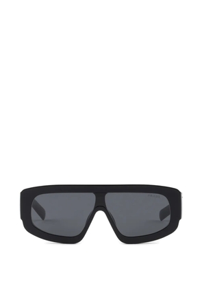 Prada Eyewear sunglasses with triangle logo - Black