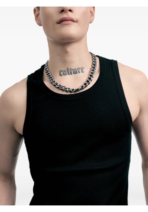 MM6 Maison Margiela curb-link Numeric Signature necklace - Silver