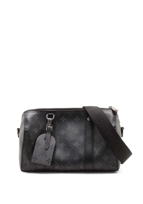 Louis Vuitton Pre-Owned 2021-2025 Monogram Eclipse City Keepall crossbody bag - Black