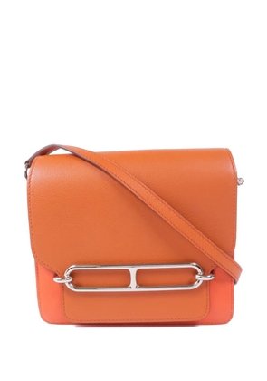 Hermès Pre-Owned mini Roulis leather shoulder bag - Orange