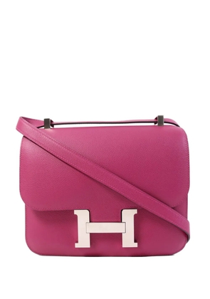Hermès Pre-Owned 24 Constance leather cross body bag - Pink
