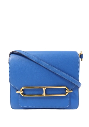 Hermès Pre-Owned mini Roulis leather shoulder bag - Blue