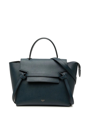 Celine Pre-Owned 2017 Micro Grained Calfskin Belt Bag satchel - Blue