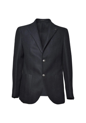 Gabriele Pasini herringbone-patterned blazer - Blue