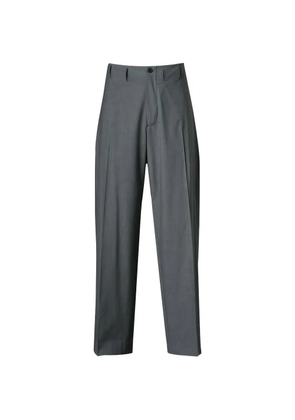 _J.L-A.L_ pleated straight-leg trousers - Grey