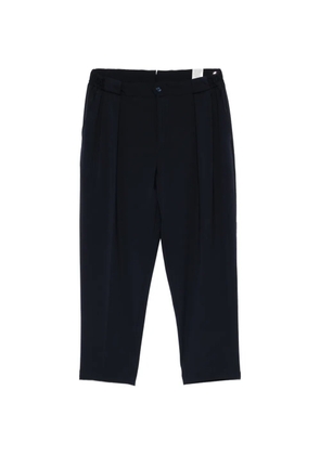 L.B.M. 1911 pleated elasticated-waist trousers - Blue