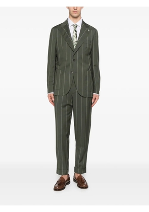 L.B.M. 1911 pinstripe-pattern single-breasted suit - Green