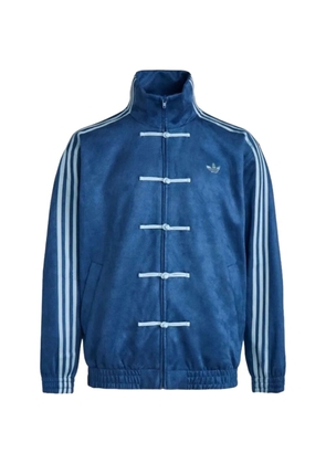 adidas frog-fastening jacket - Blue