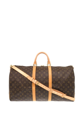 Louis Vuitton Pre-Owned 2007 Monogram Keepall Bandouliere 55 travel bag - Brown