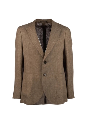 Incotex single-breasted jacket - Brown