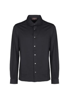 Filippo De Laurentiis long-sleeves button-up shirt - Black
