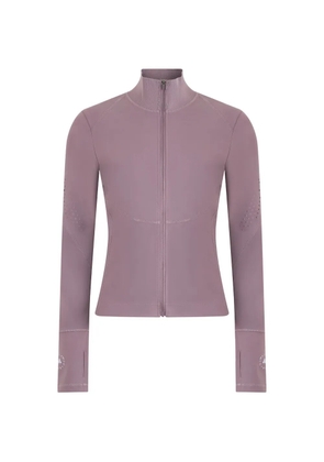 adidas by Stella McCartney perforated zip-up jacket - Purple