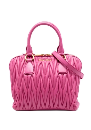 Miu Miu Pre-Owned 2010-2026 Matelasse Nappa satchel - Pink