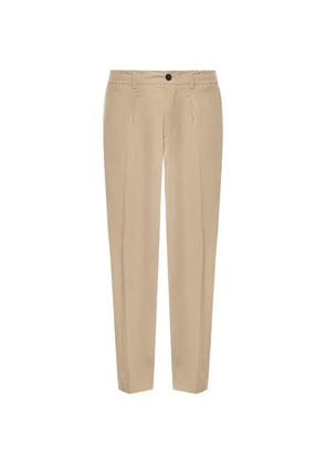 BE ABLE pleated elasticated-waistband trousers - Neutrals