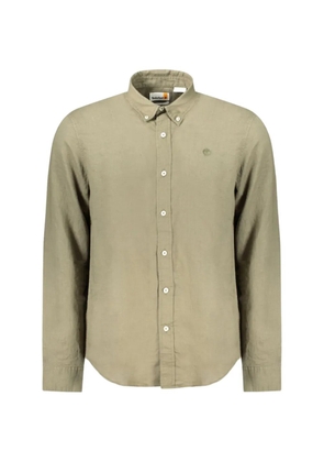 Timberland button-down linen shirt - Neutrals