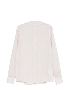 Tagliatore band-collar long-sleeve shirt - Neutrals