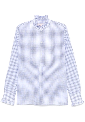 Valentino Garavani check-pattern shirt - Blue